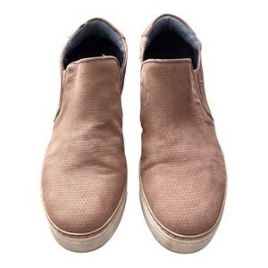 Dr Scholls Shoes Womens Size 8 M Slip On Sneakers Beige‎ Perforated Comfort